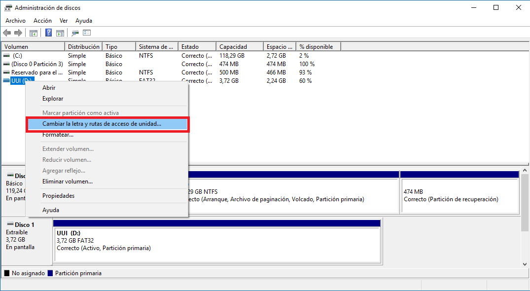 problema con la memoria USB cuando la conecto al ordenador muestra que no tengo acceso