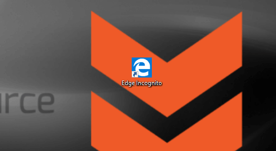 Siempre abrir el navegador Edge en modo privado