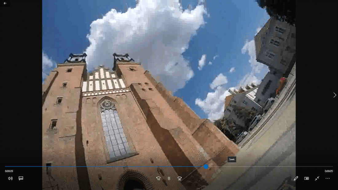 ver video de Gopro en windows 10 con el Error 0xc00db3b2  en la app Movie y TV