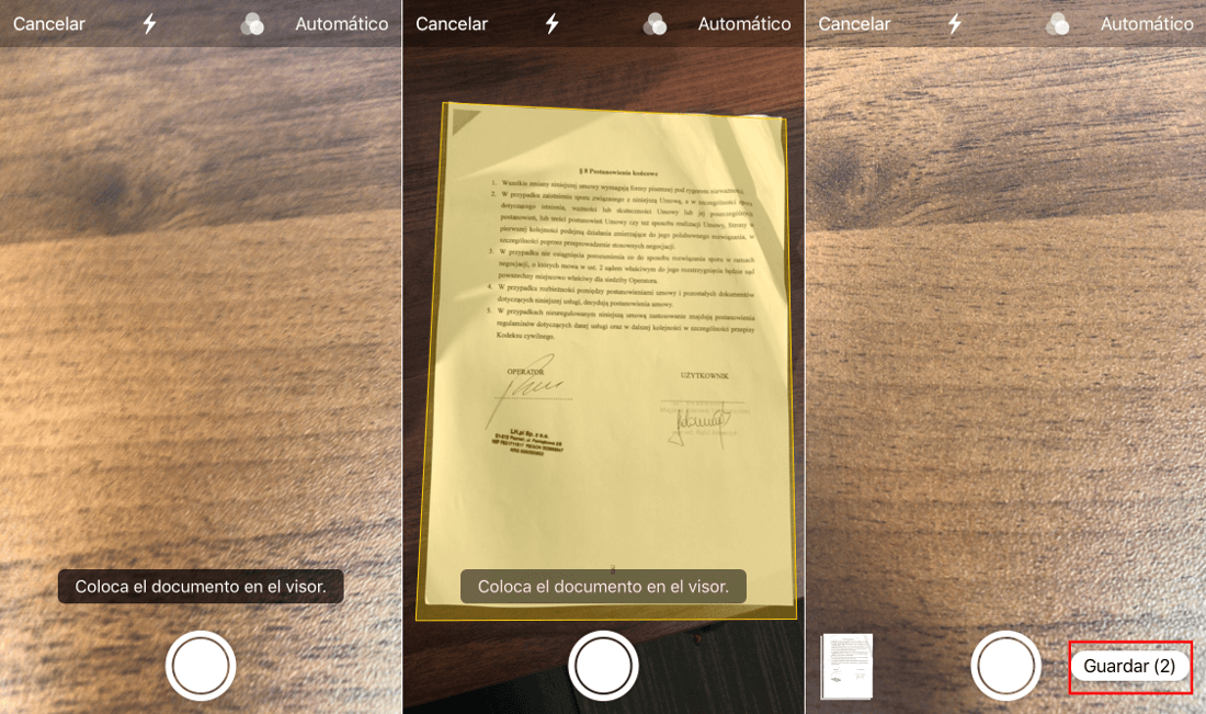 Escanea documentos y conviertelos en formato PDF con tu iPhone
