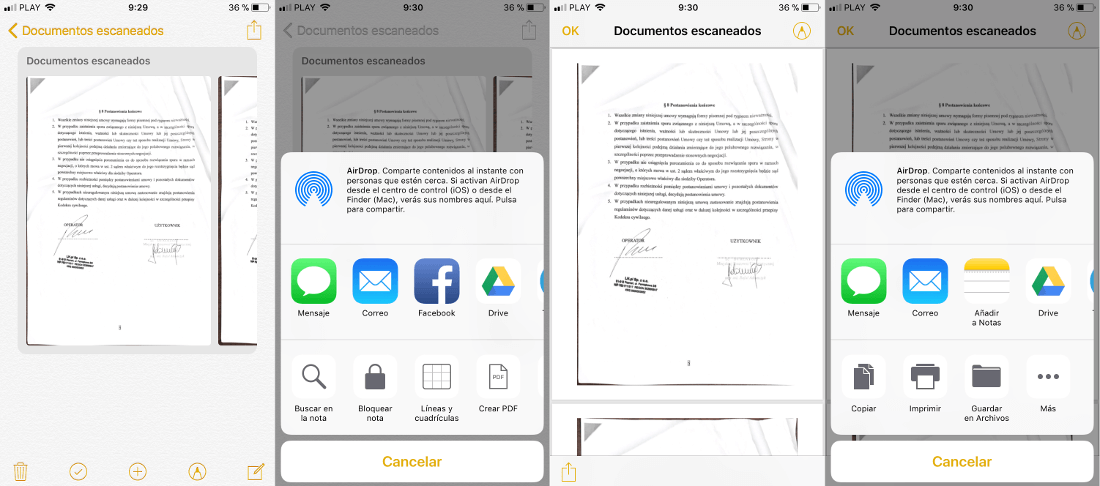 convertir documentos de papel en formato PDF con tu iPhone