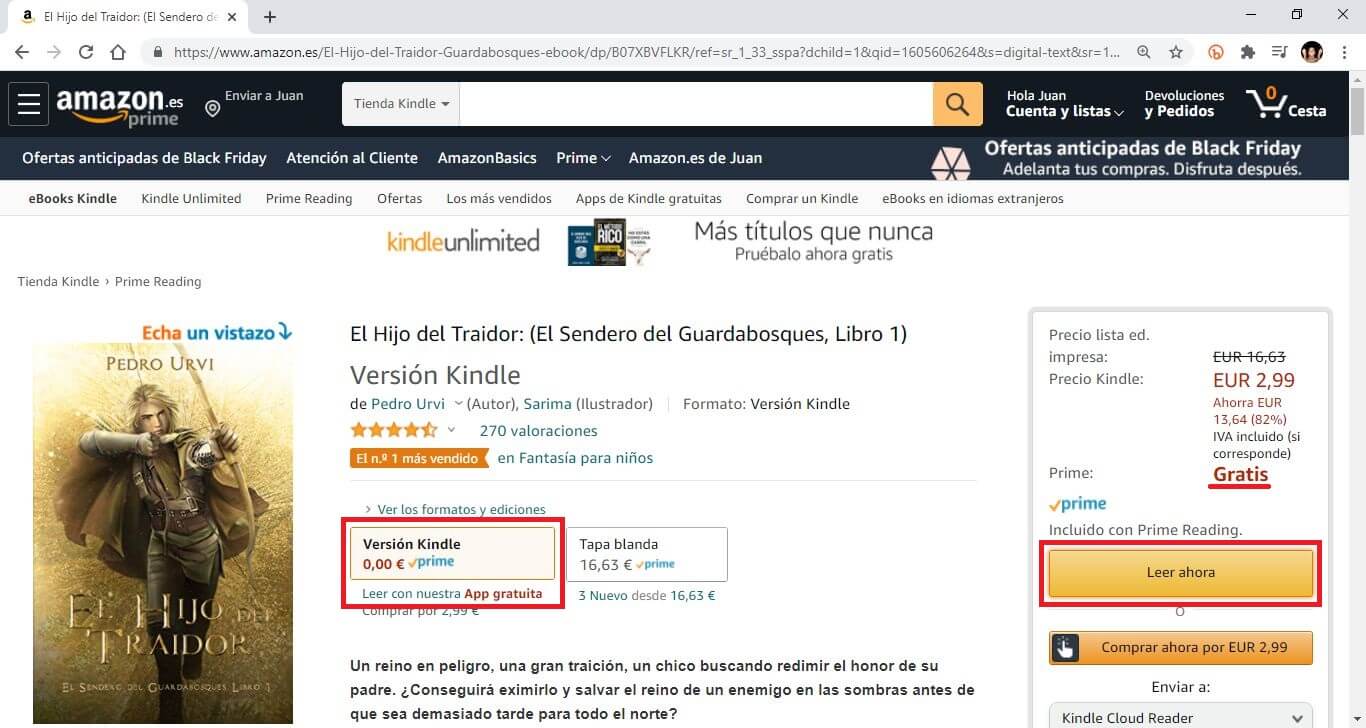 como descargar los libros de amazon totalmente gratis