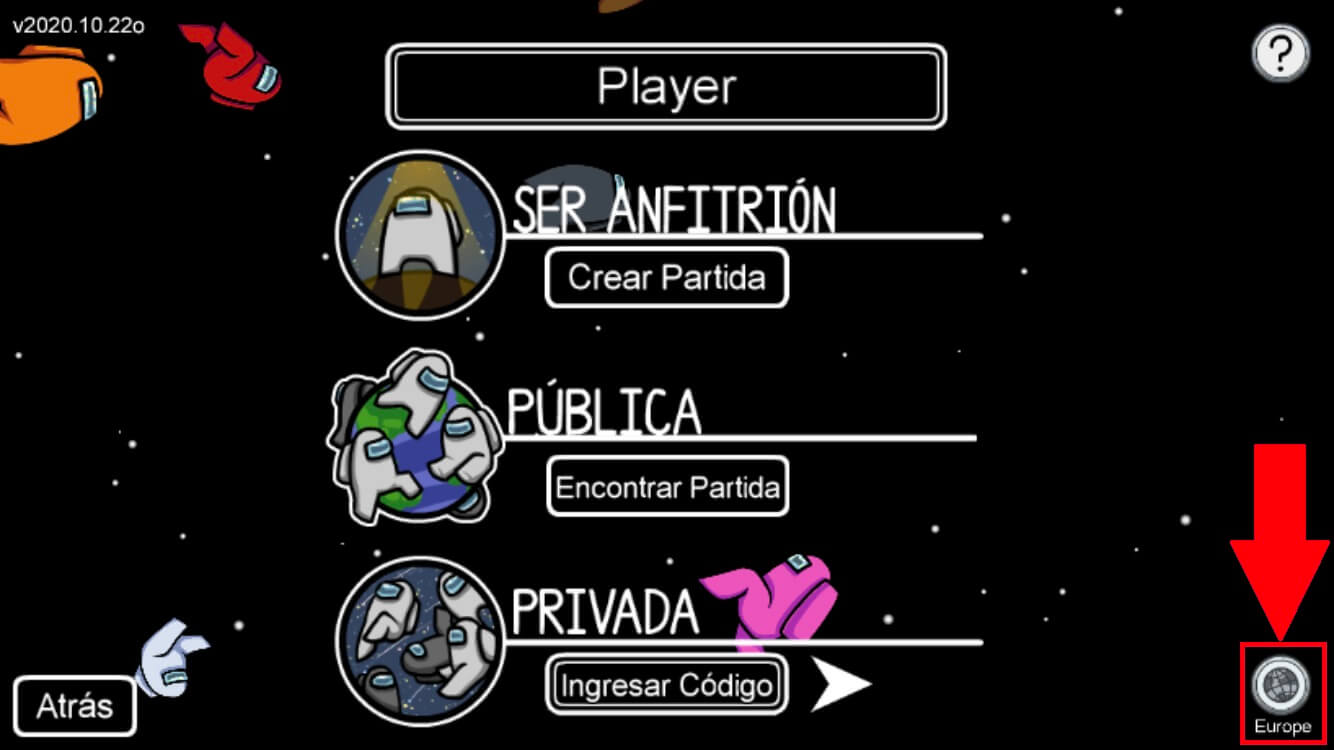 como jugar Among Us en un servidor privado