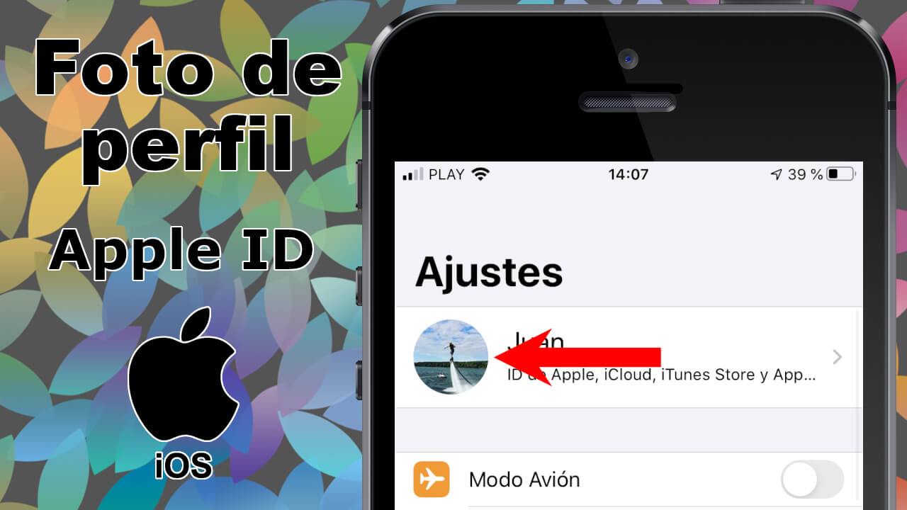 como cambiar la foto de perfil del Apple ID desde tu iPhone o iPad