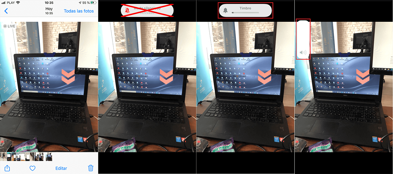 Las live fotos de iPhone capturan audio 