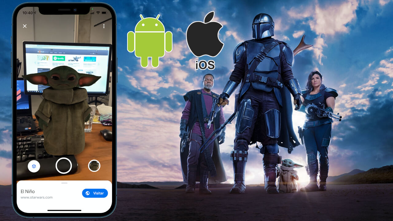 como ver a baby yoda desde tu iPhone o Android con google