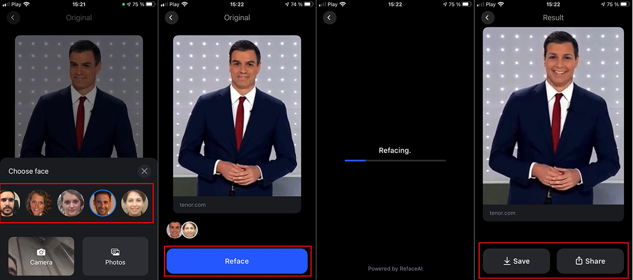 como hacer un deepfake desde el movil