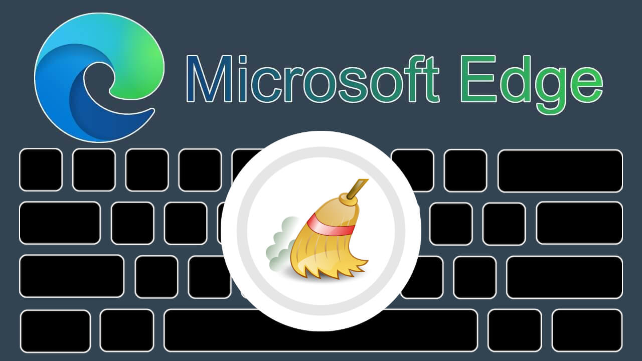como borrar el historial de navegación de microsoft Edge con un atajo de teclado