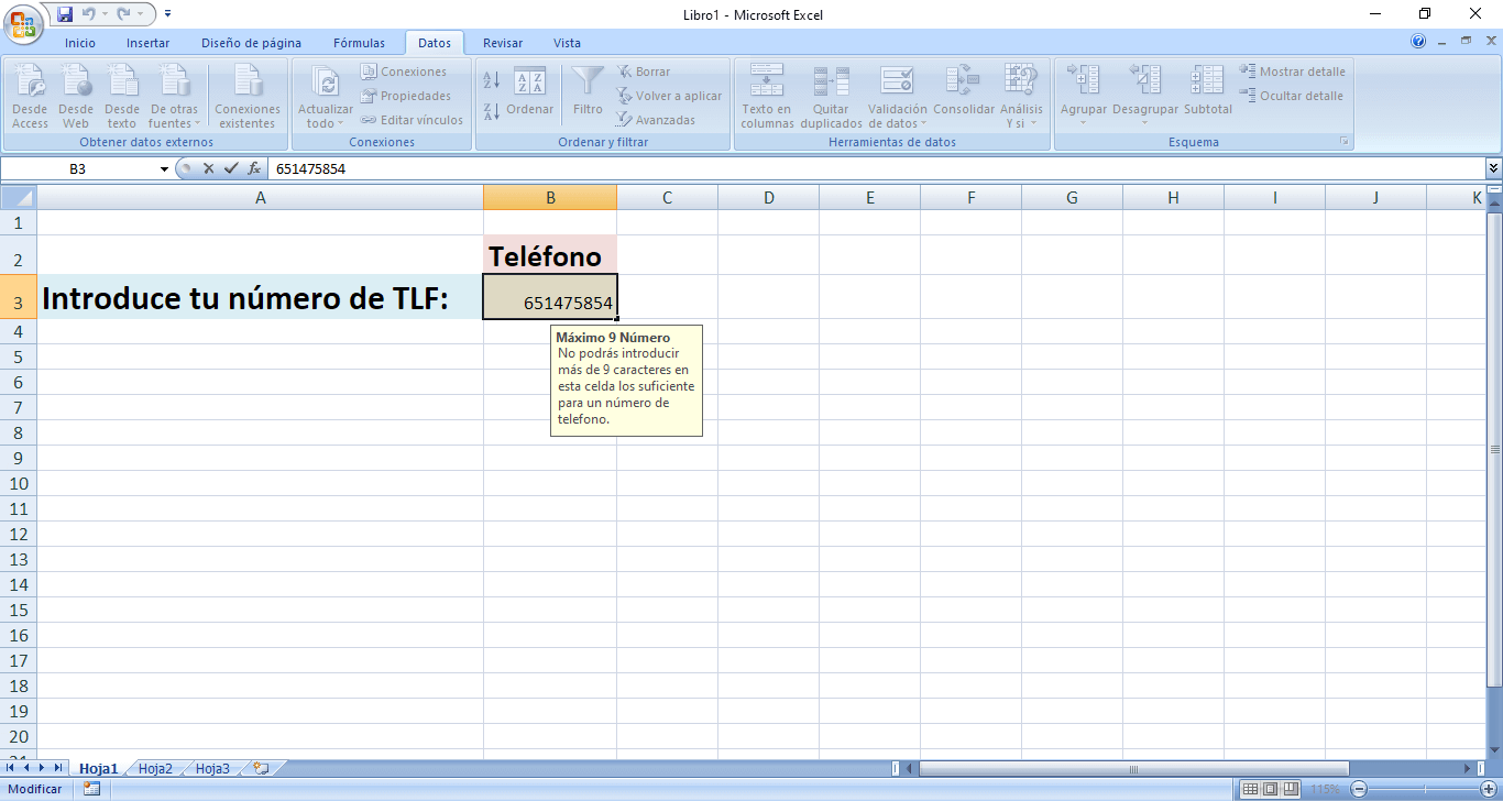 celda de excel con limite de caracteres 