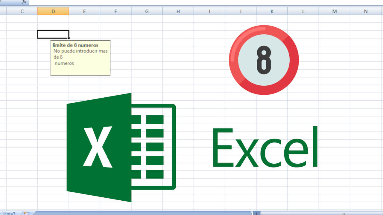 limitar el numero de caracteres de las celdas de excel