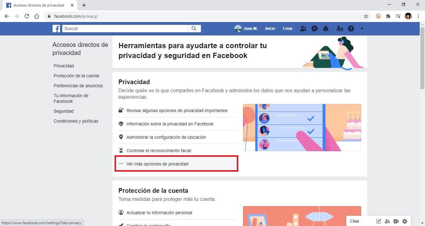 haz privado todas las publicaciones de Facebook al mismo tiempo