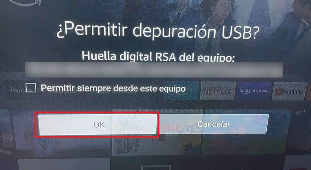 amazon fire tv para tomar una captura de pantalla 