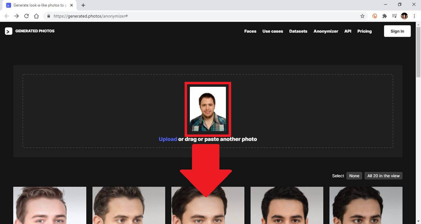 como crear una foto de perfil a partir de una foto original usando IA