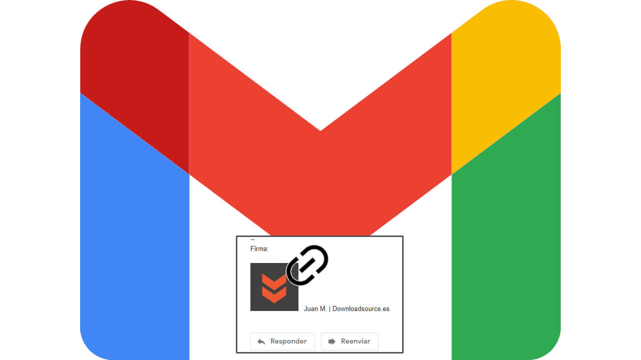 incluye enlaces en la imagen de firma de tus correos de gmail