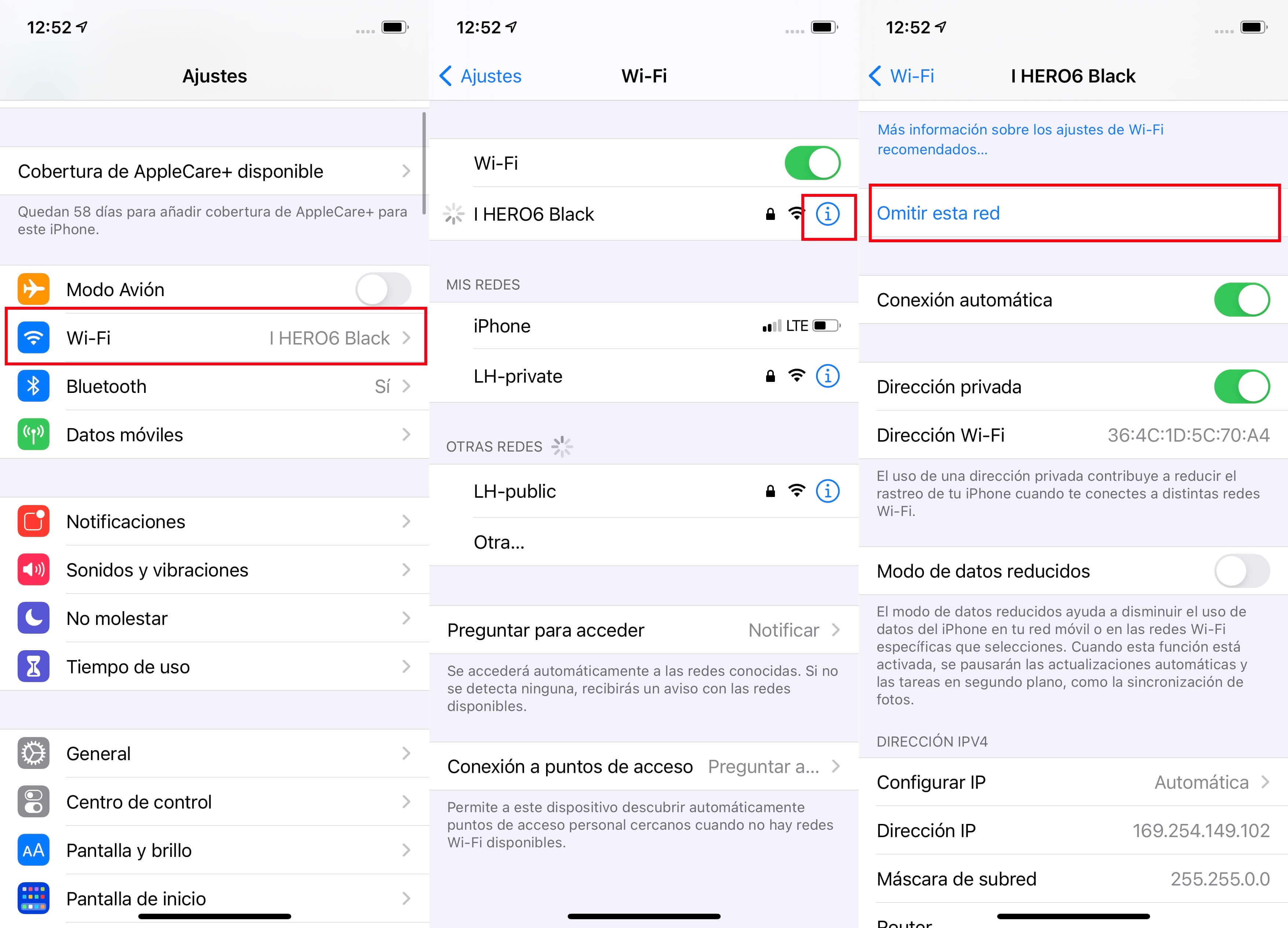 solucionar par poder acceder a los videos y fotos de gopro desde mi iPhone