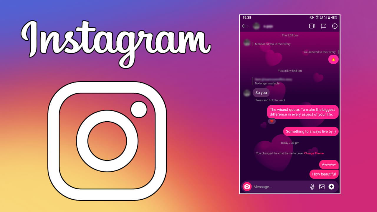 Como personalizar el fondo de los chats de Instagram (MD)