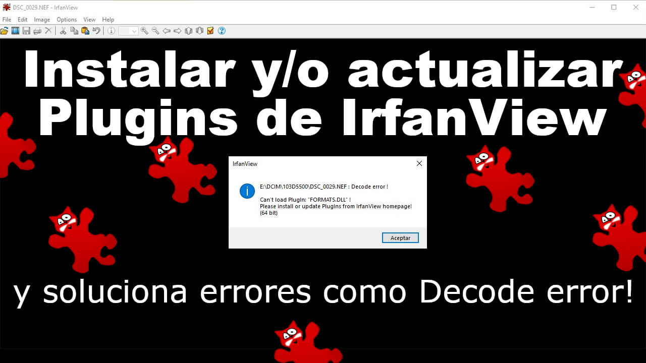 solucionar: Decode Error! Can't load plugin: formats.DLL