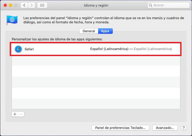 La traducción nativa de Safari no se muestra en macbook