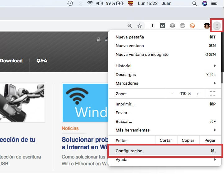 como permitir las ventanas emergentes de webs en chrome