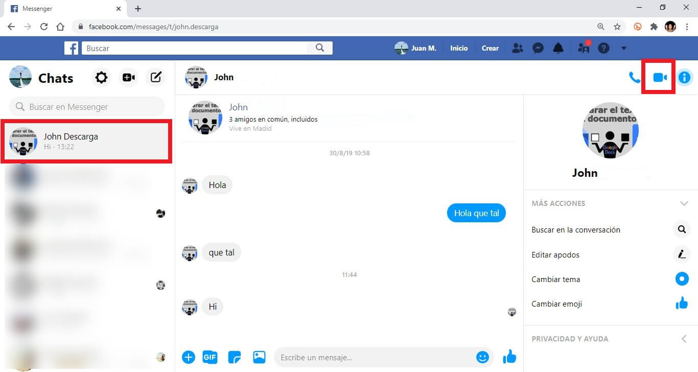 facebook messenger te permite compartir tu pantalla