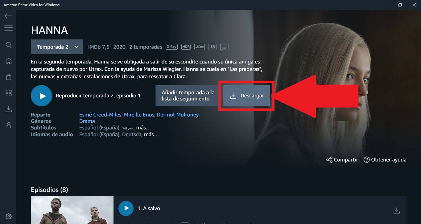 como descargar peliculas de amazon prime video en windows