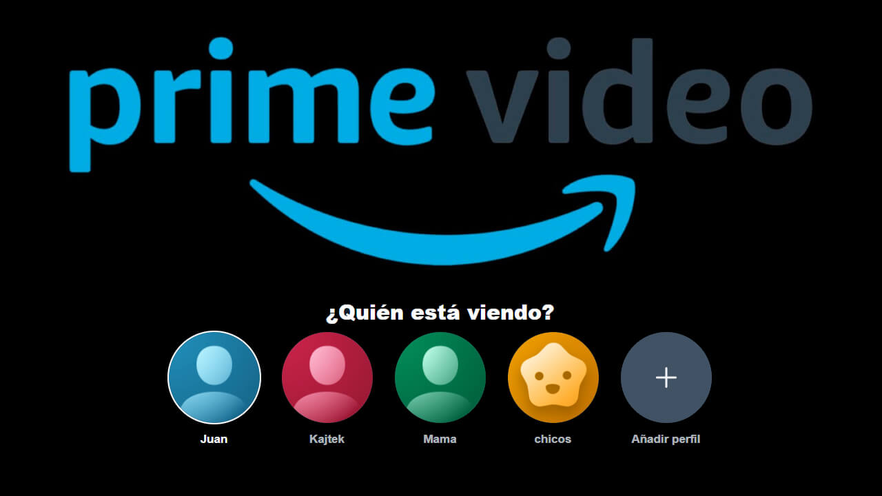 como crear un perfil de usuario en Amazon Prime Video