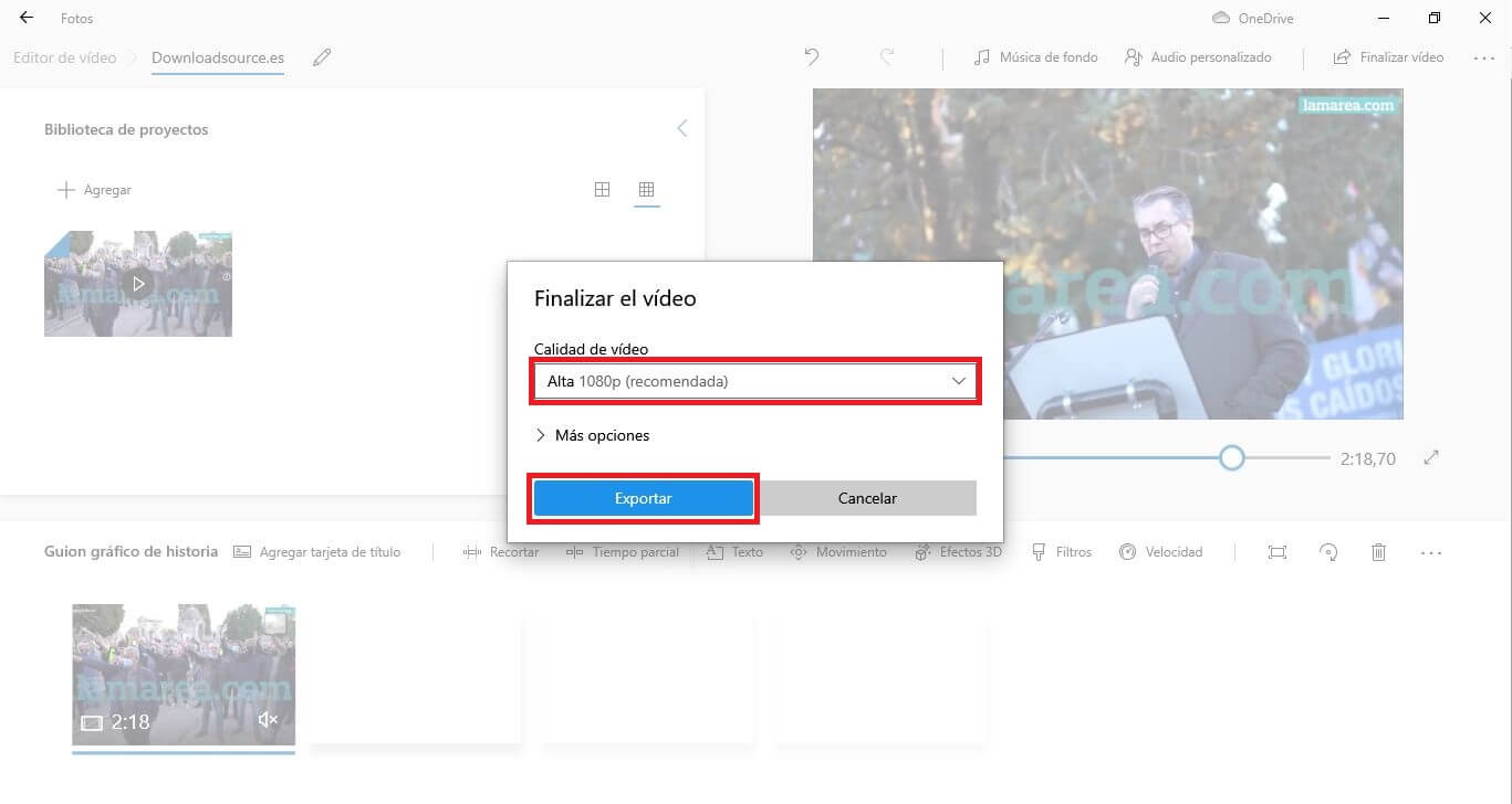 windows 10 permite quitar el sonido de videos sin programas