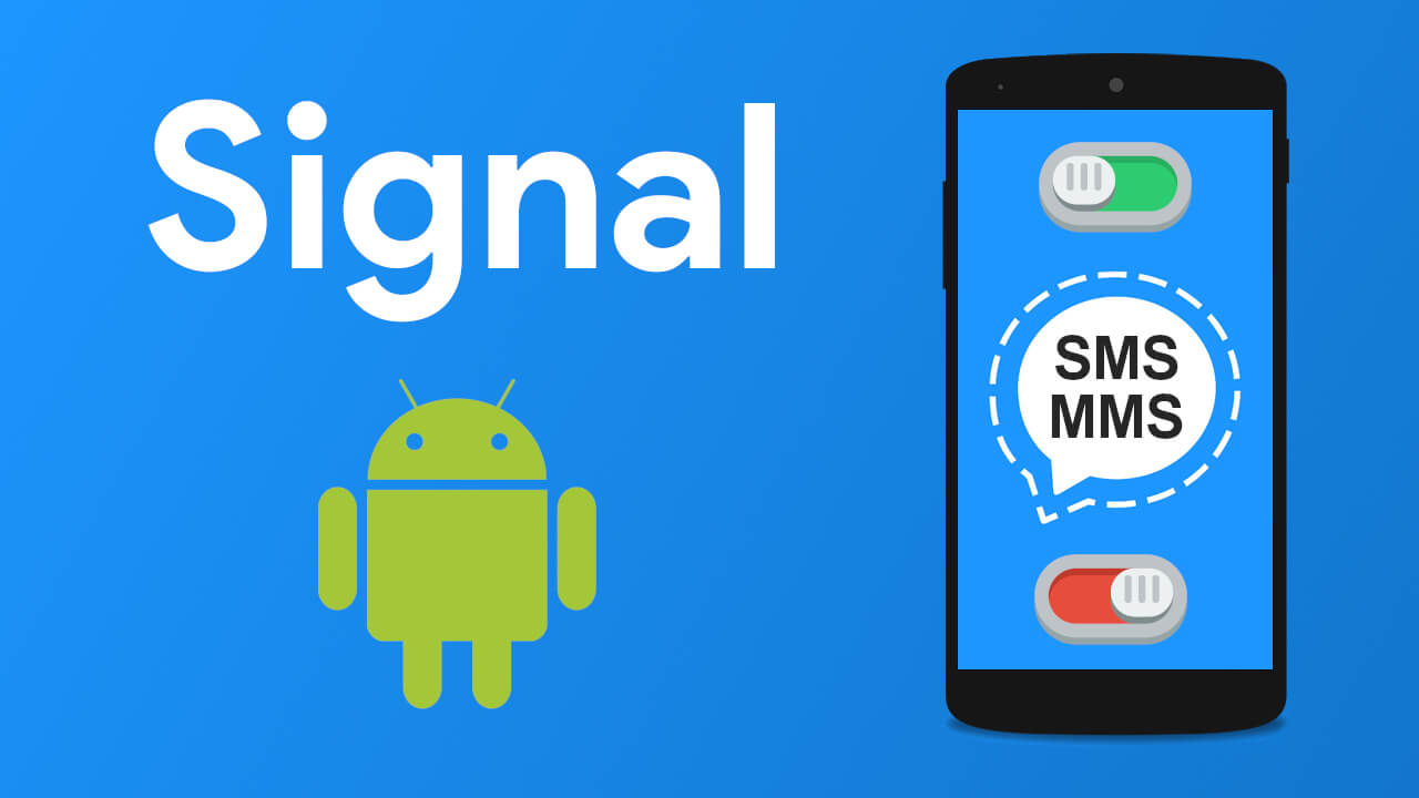 como activar sms en signal para android