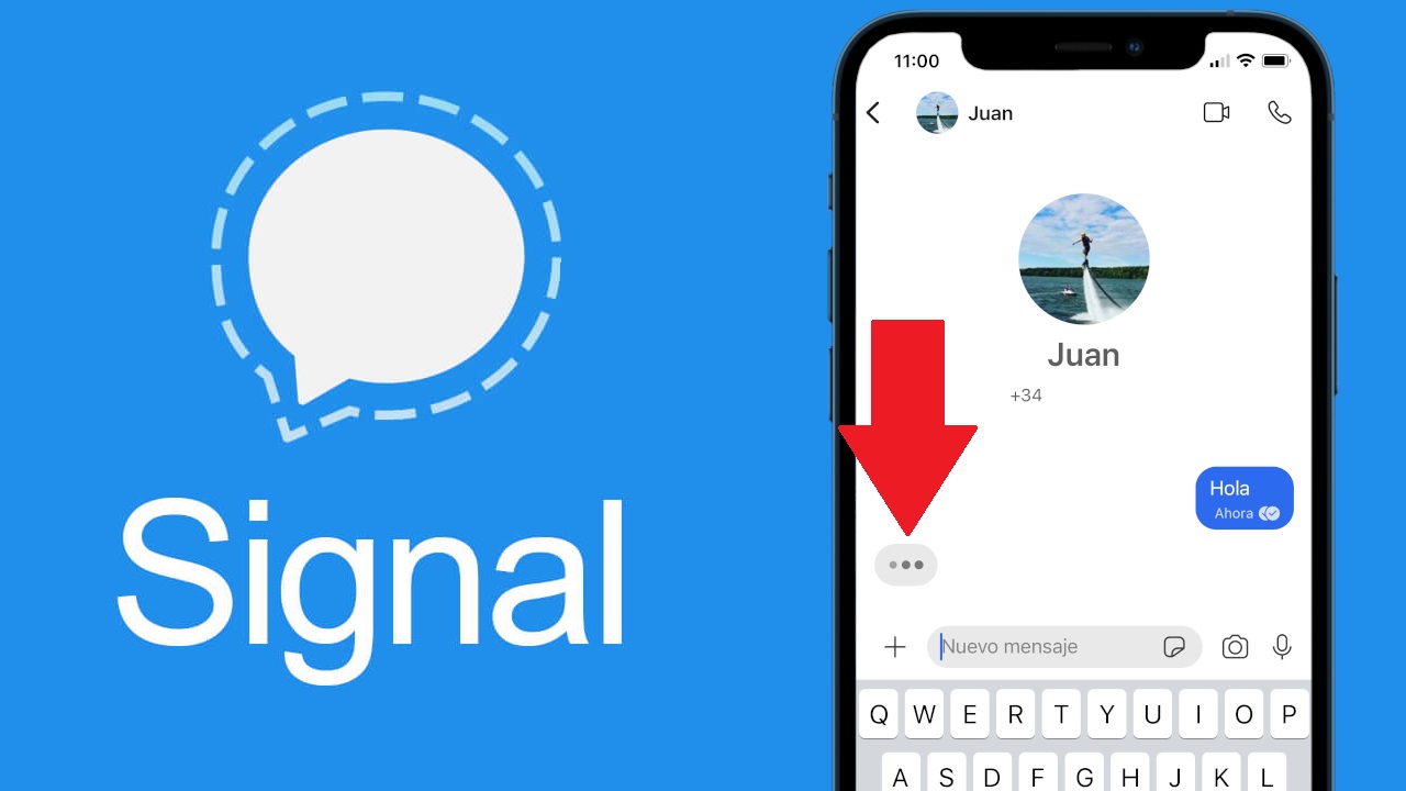 desactivar el indicador de escritura en los chats de signal