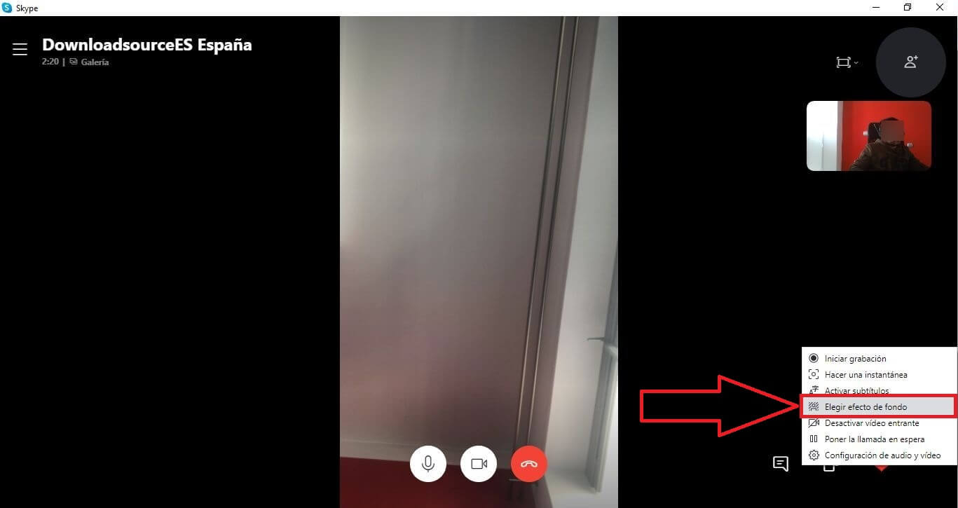 cambiar el fondo de una videollamada de skype por una imagen o foto