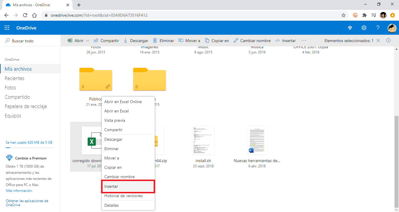 Incluir una tabla de excel en tu Web