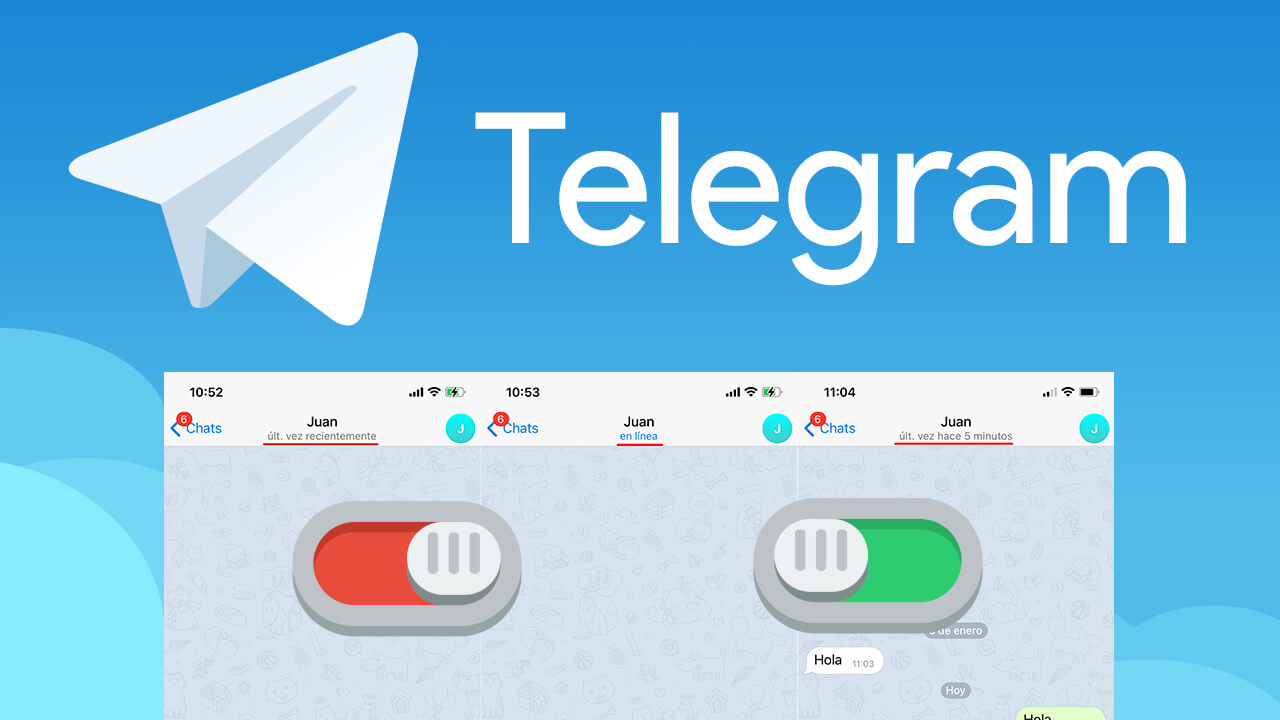 como desactivar el estado en linea y ultima vez en Telegram