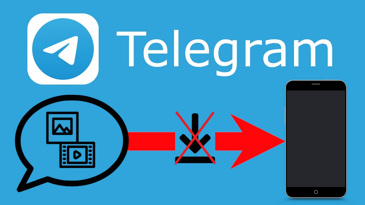 como evitar la descarga automatica de archivos multimedia de los chats de Telegram