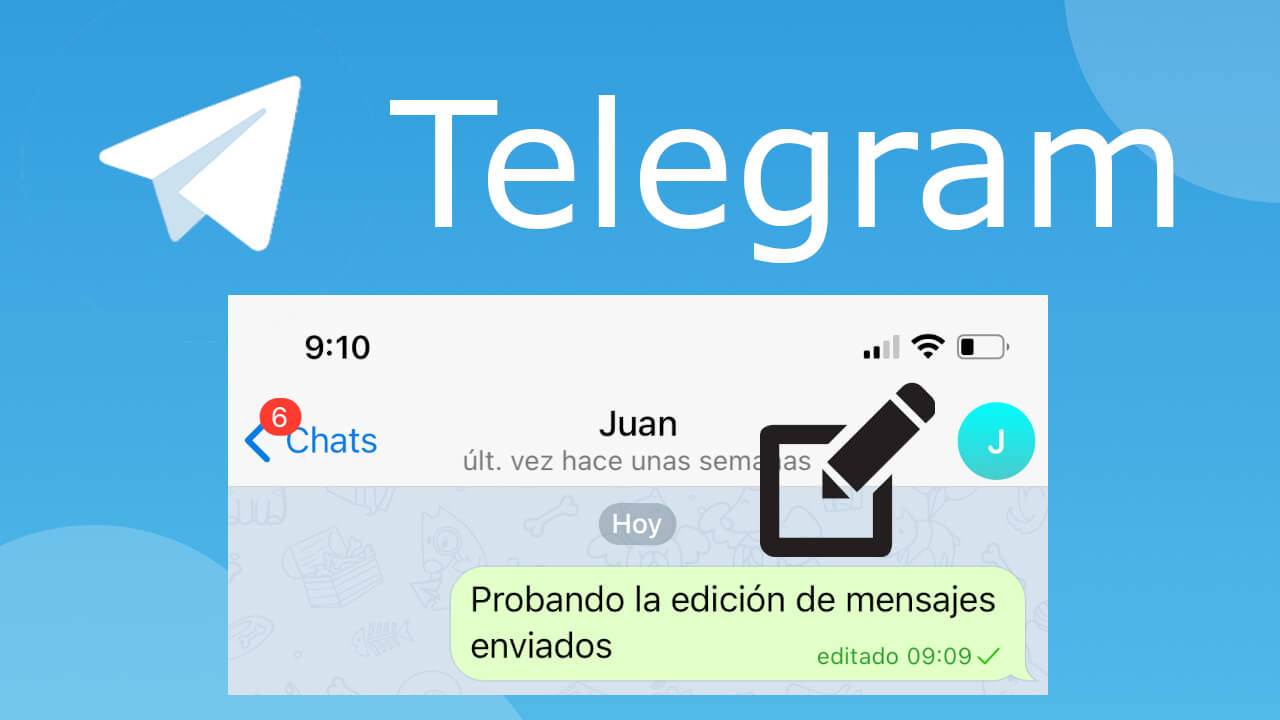 como editar cualquiera de los mensajes ya enviados en Telegram