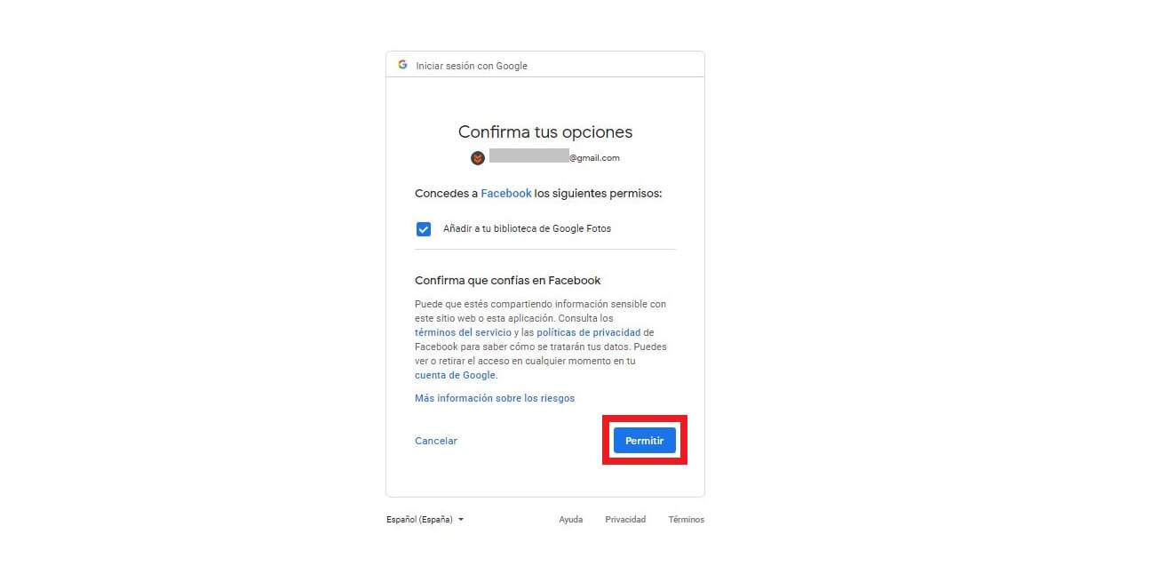 guarda una copia de tus videos y fotos de facebook en tu cuenta de google fotos