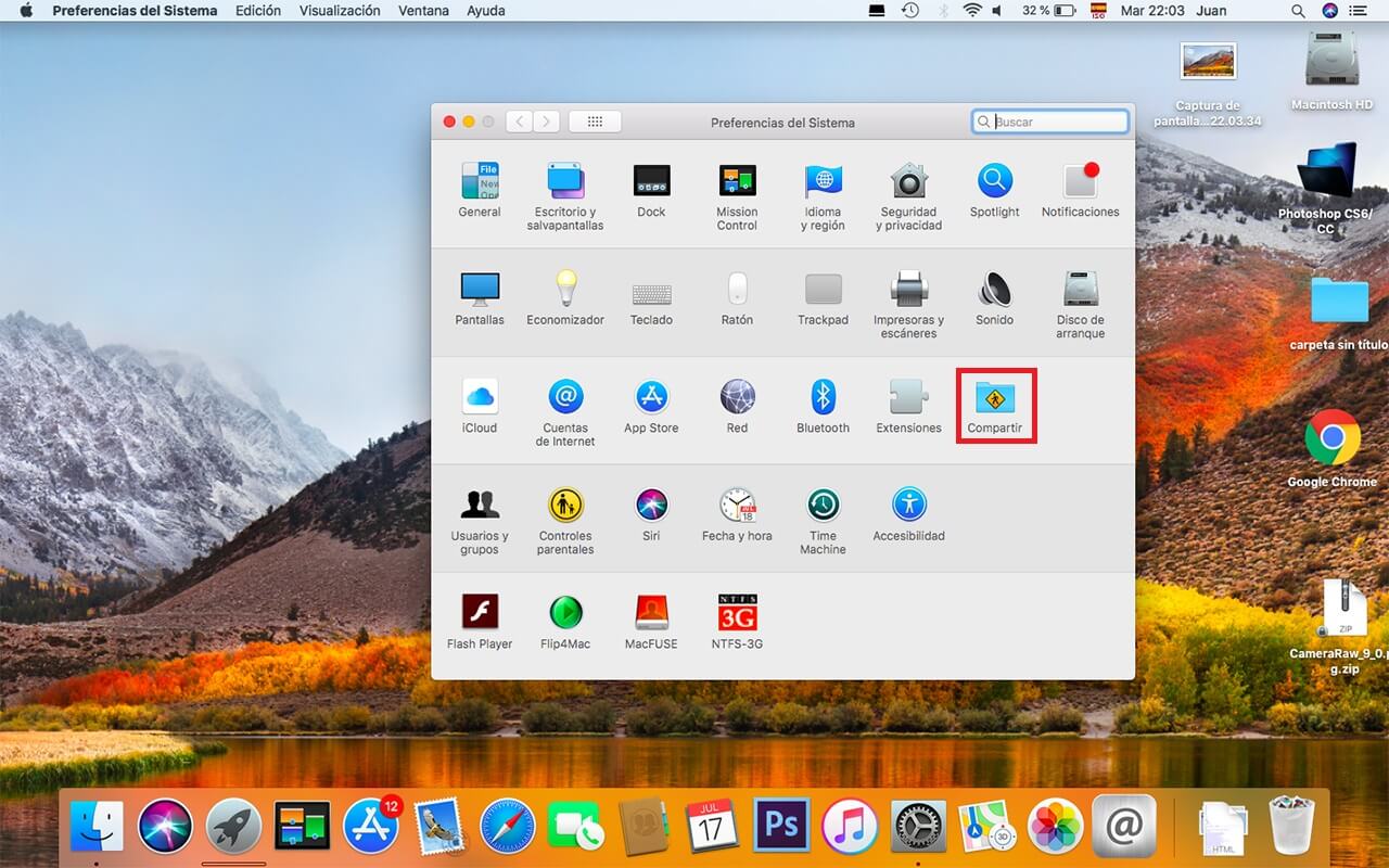 envia archivos grandes de mac os x a pc con windows