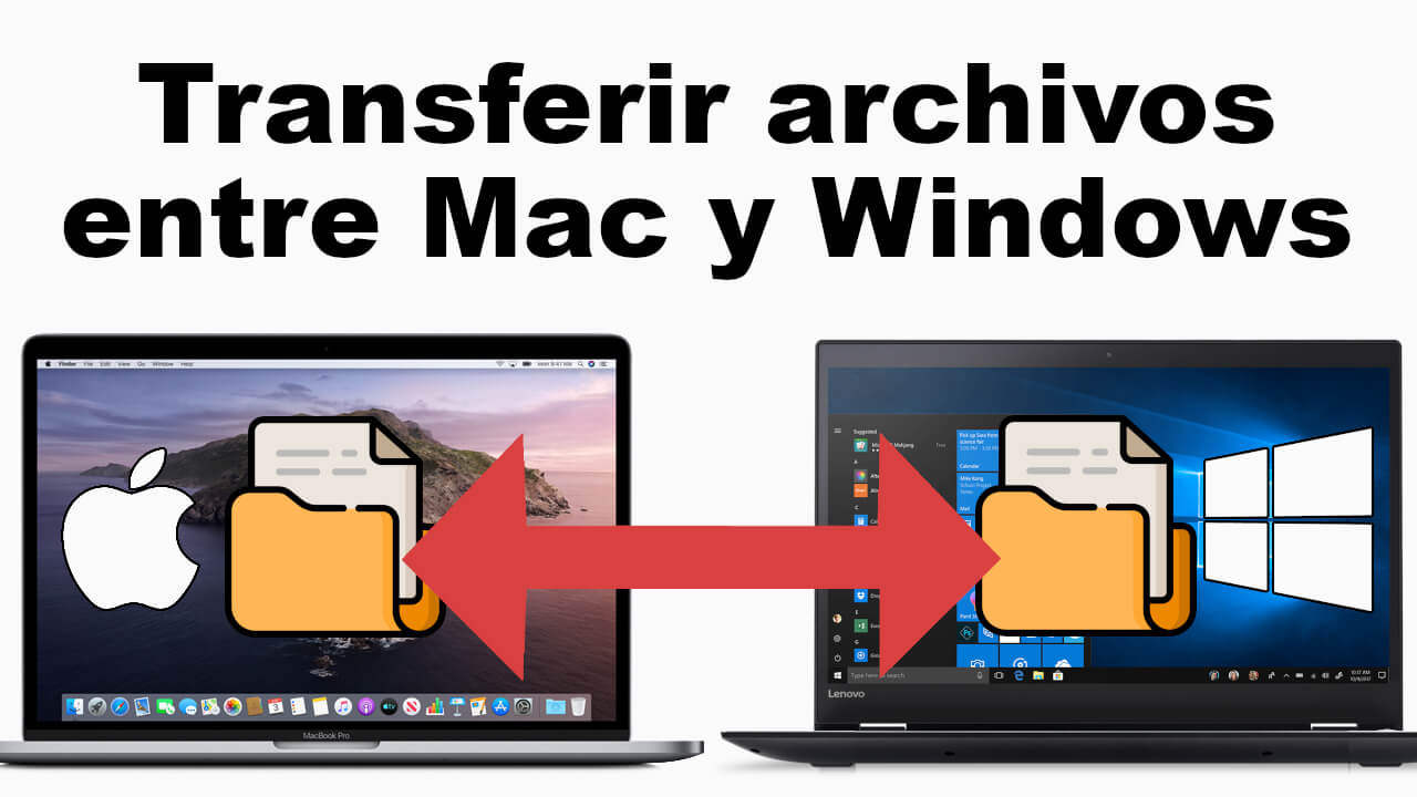 Como compartir/transferir archivos entre Mac y Windows PC