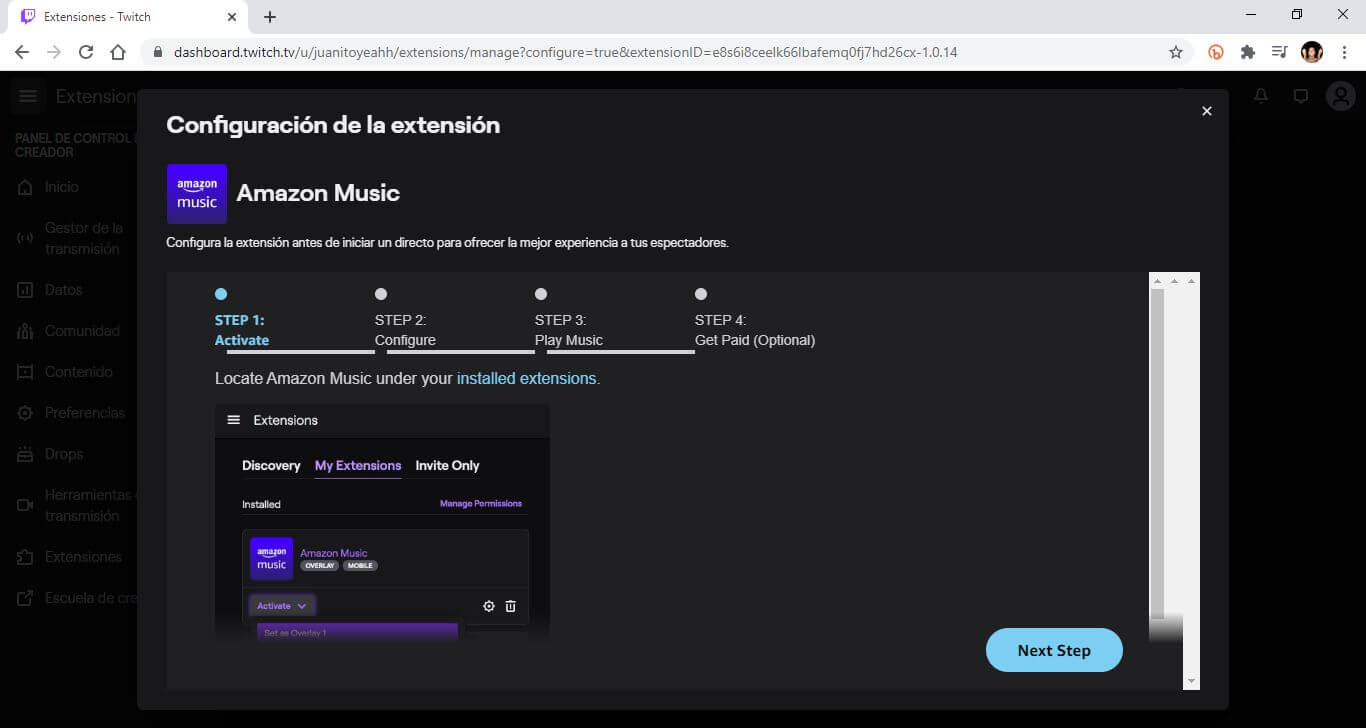 Retransmitir musica en transmisiones de Twitch en directo