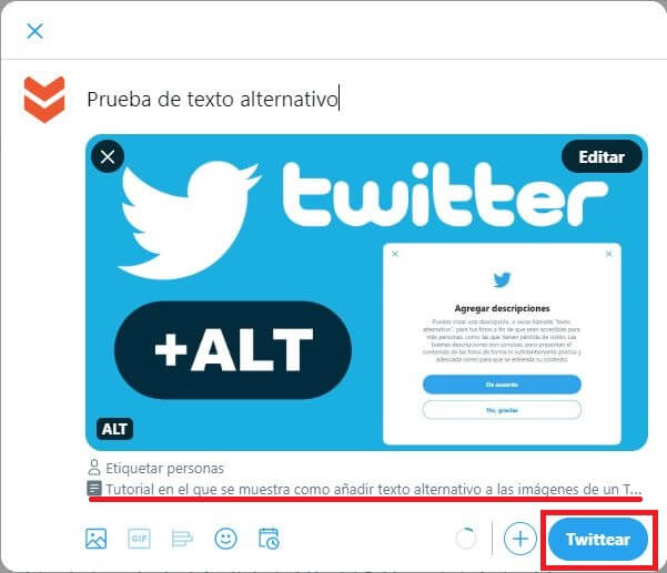 alt en imagenes de twitter