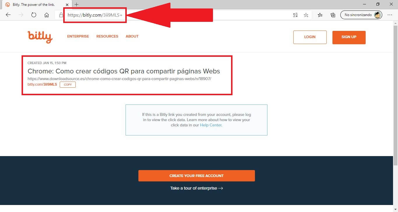 Saber web detras de bit.ly