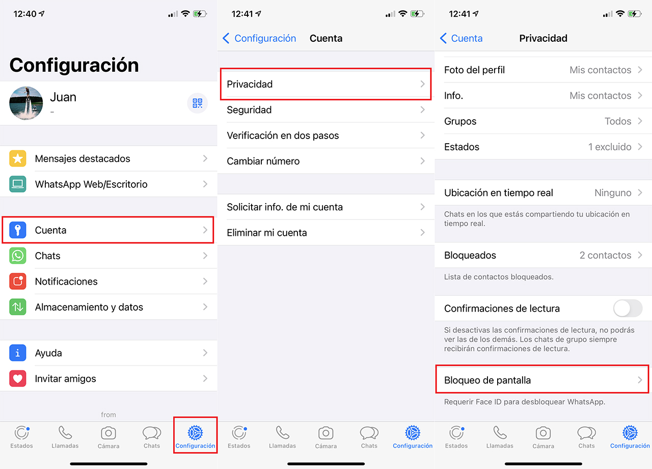 como proteger whatsapp con contraseña