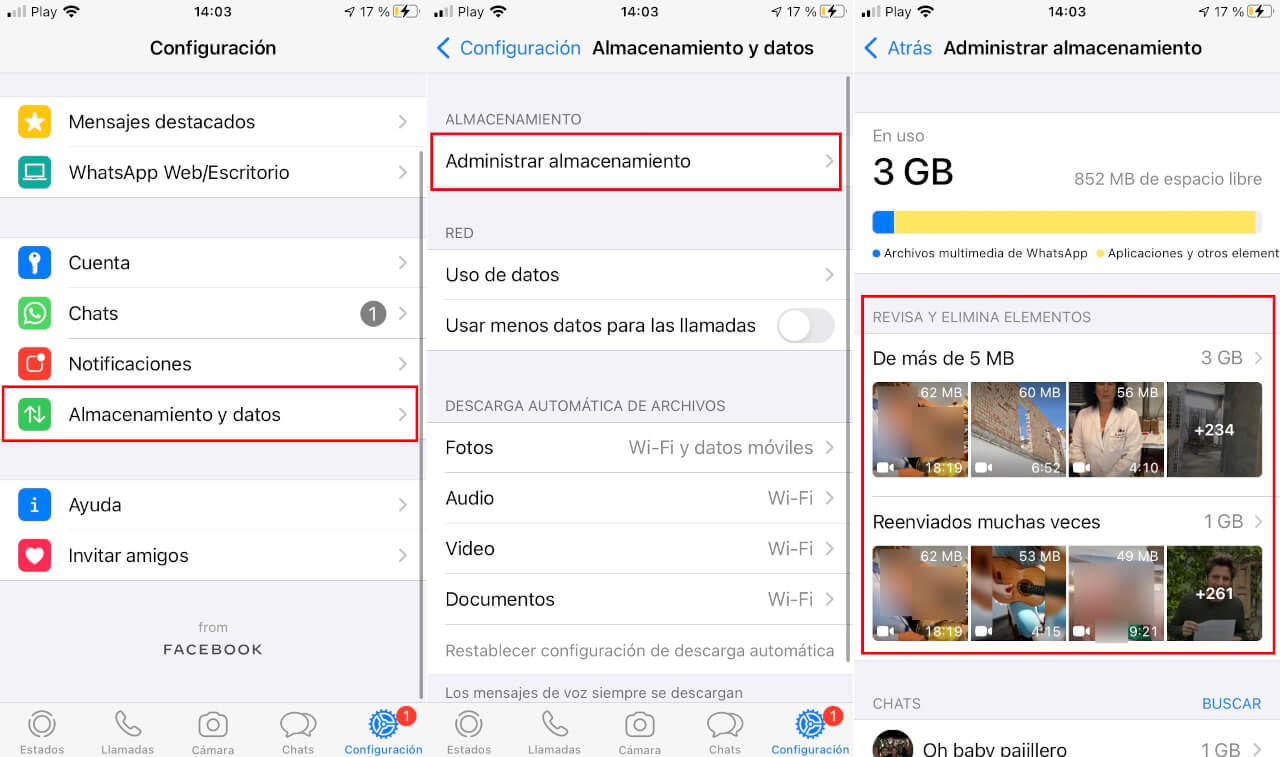 mensajes de whatsapp eliminados de forma masiva en whatsapp