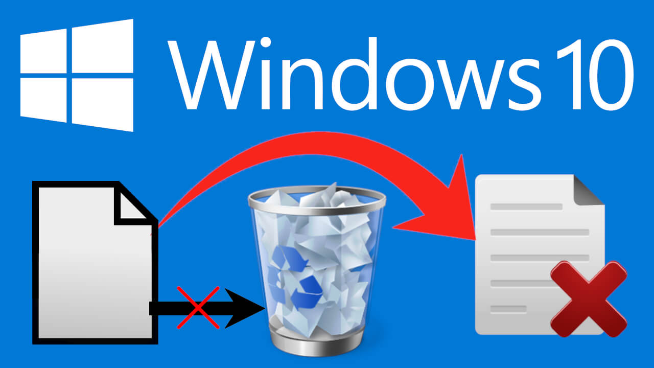 radiador su Senado Omitir la papelera de reciclaje al eliminar archivos en Windows 10