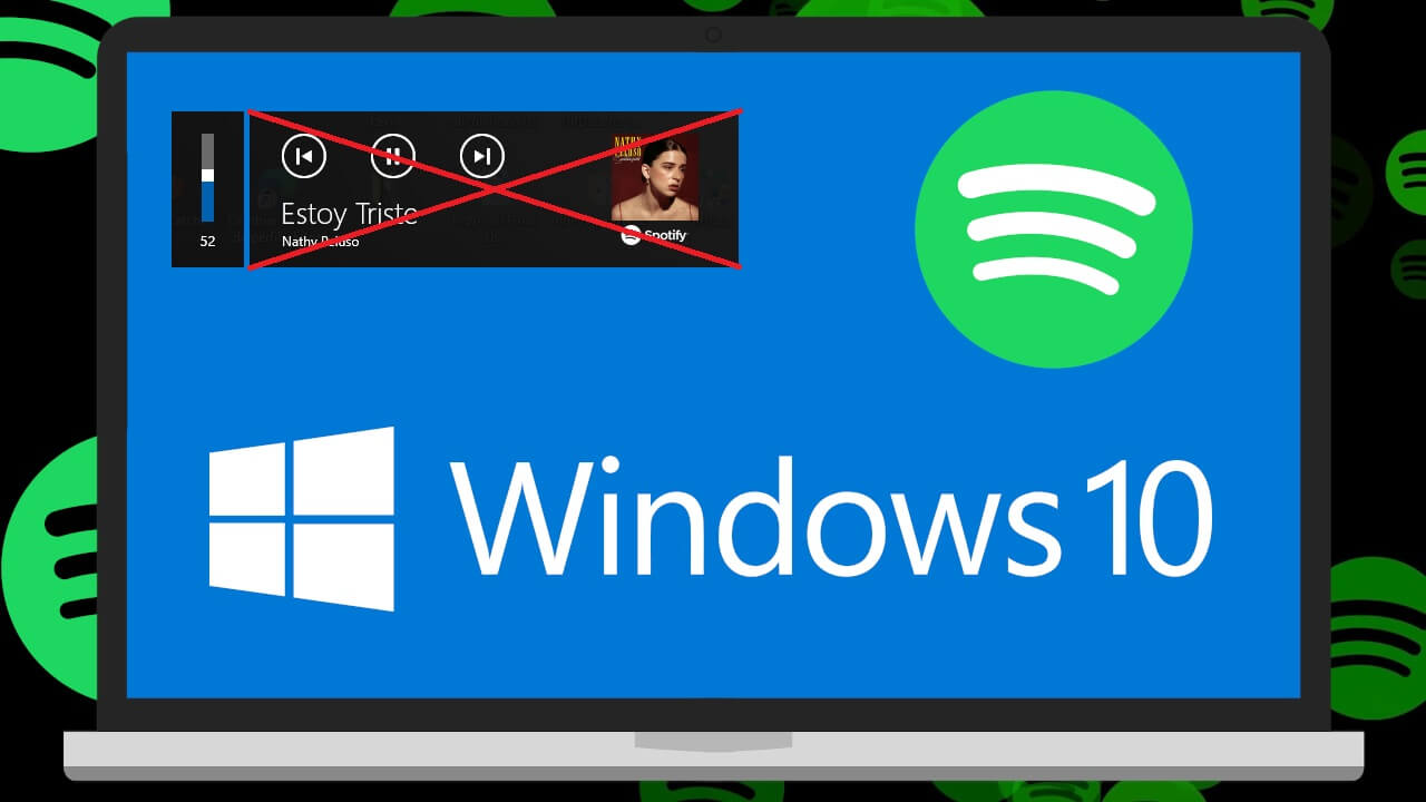 desactivar el control flotante de spotify de Windows 10