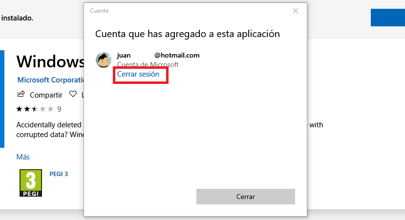 no puedo instalar una aplicación de la tienda de Windows 10