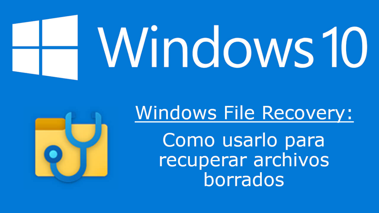 como usar Windows File Recovery para recuperar archivos eliminados