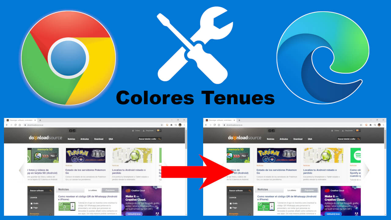 como solucionar los colores extraños en chrome o edge