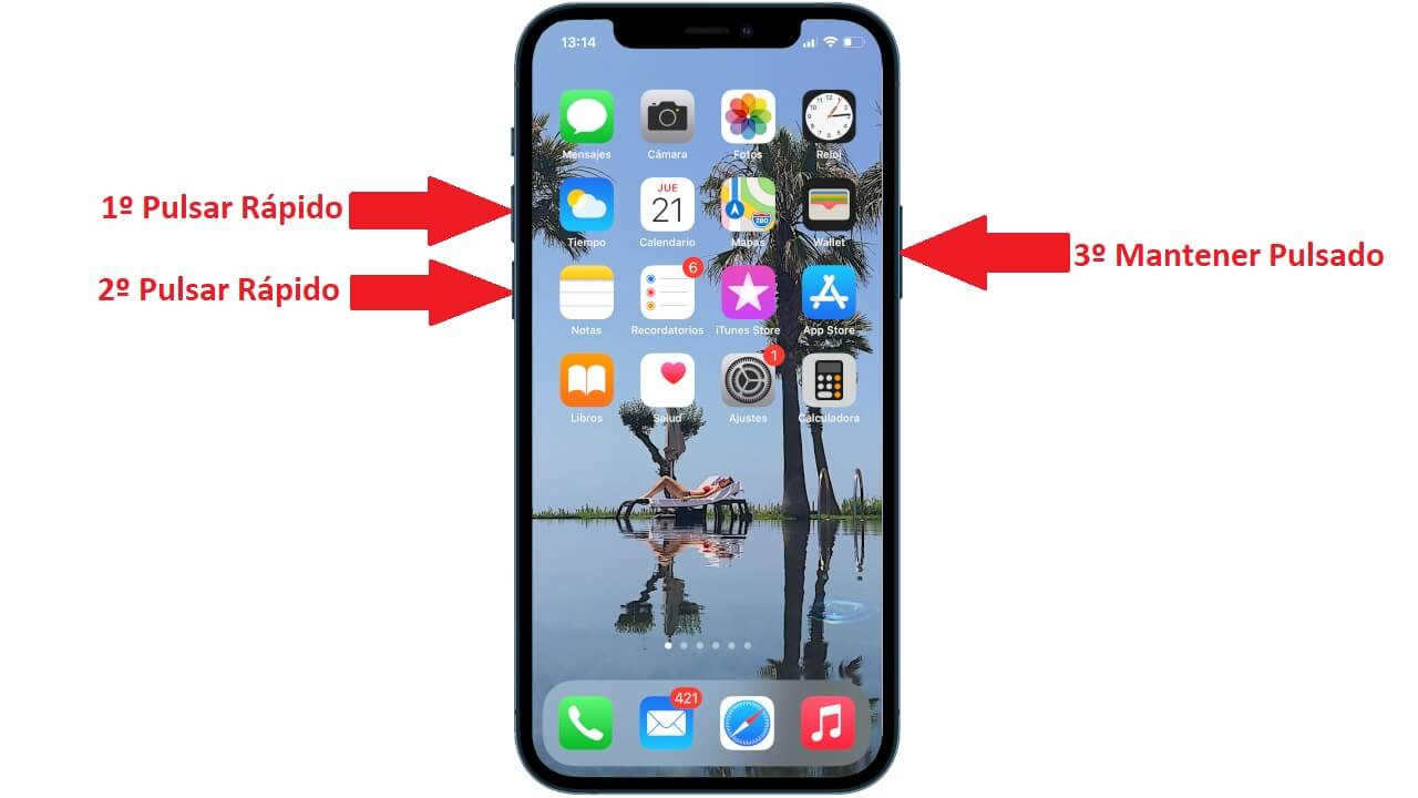 como poder reiniciar tu iPhone 12 pro