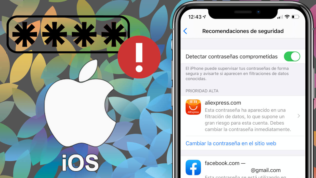 Como comprobar la seguridad de tus contraseñas en iPhone