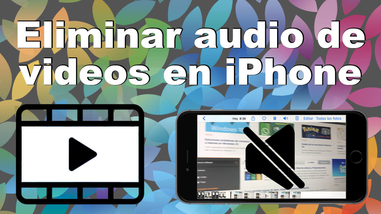 como eliminar el audio de un video de iphone